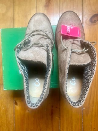 Botines Corina Mujer Talla 40 Marrones
