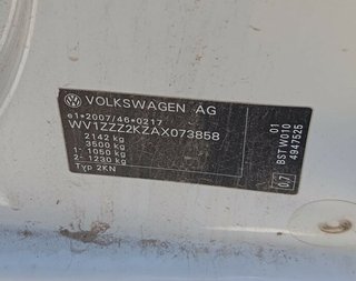 Volkswagen paragolpes tras caddy ka/kb (2k) 485994