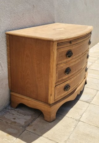 Cómoda escritorio antigua de madera