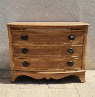 Cómoda escritorio antigua de madera