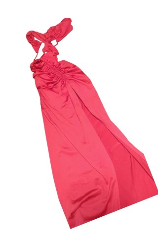 Vestido rojo con aberturas talla XS