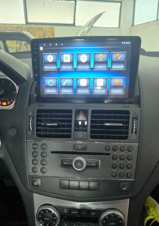 Rádio 4/64GB Mercedes W204 Android+GPS+Carplay