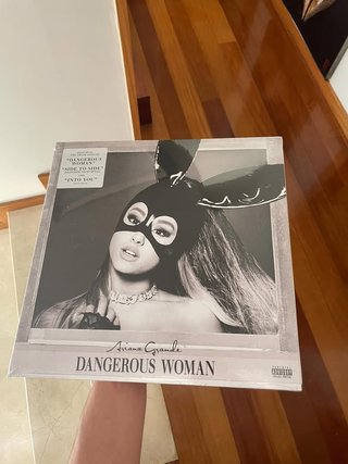 Ariana Grande Dangerous Woman Purple & Black Swirl