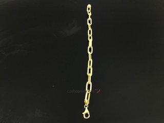 pulsera oro 18k con piedra con circonita