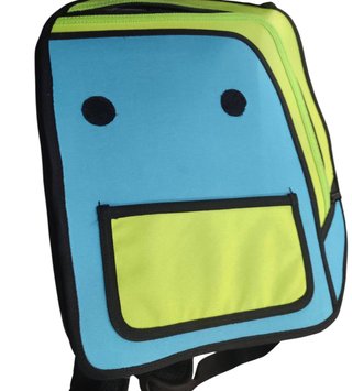 Mochila 2D Cartoon Estilo Dibujo Animado laptop