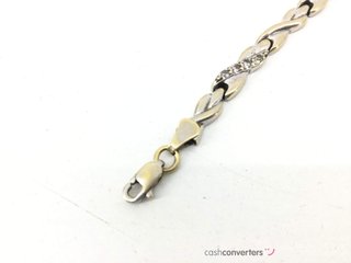 pulsera oro 18k con circonita