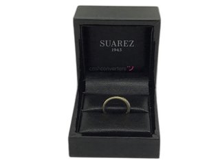 anillo oro 18k con piedra con diamante