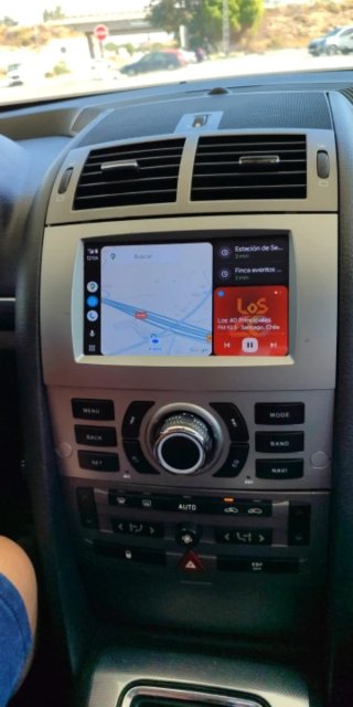 Rádio Peugeot 407 Android 14 + GPS + Carplay.
