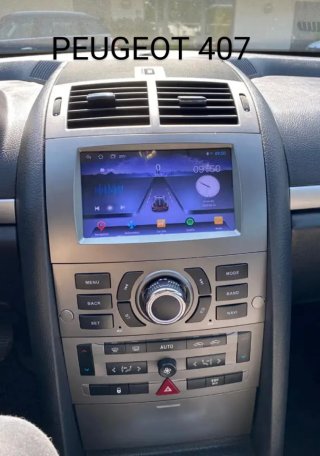 Rádio Peugeot 407 Android 14 + GPS + Carplay.