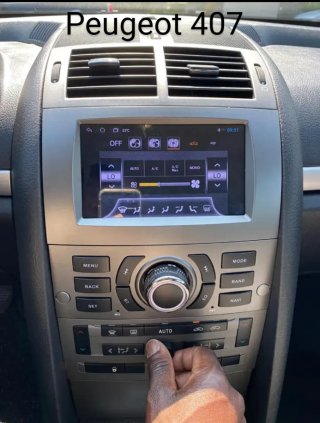 Rádio Peugeot 407 Android 14 + GPS + Carplay.
