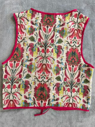 Multicolore Gilet in Stile Vintage