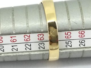 anillo oro 18k con circonita