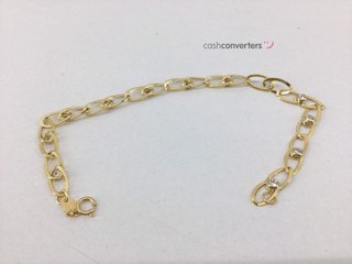 pulsera oro 18k con circonita