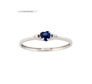 anillo oro 18k con piedra con circonita