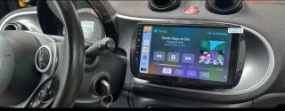 Rádio Smart Fortwo W453 Android 14 + GPS + Carplay