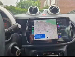 Rádio Smart Fortwo W453 Android 14 + GPS + Carplay