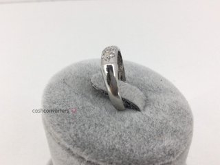 anillo oro 18k con piedra con circonita