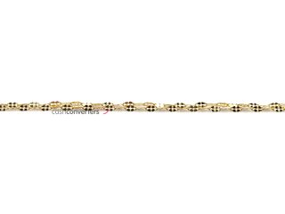 cadena oro 18k 22cm