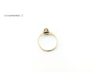 anillo oro 18k con piedra t. 12 (16,56 mm)