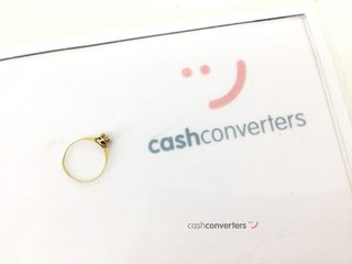 anillo oro 18k con piedra t. 12 (16,56 mm)