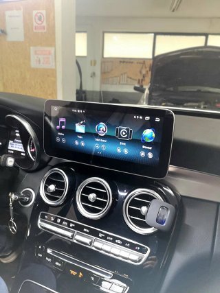 Tela Mercedes W205 Android 14 + GPS + Carplay