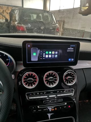 Tela Mercedes W205 Android 14 + GPS + Carplay