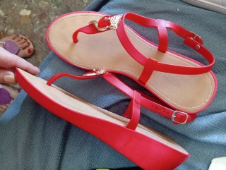 Sandalias goma gatunas decoradas