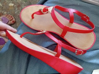 Sandalias goma gatunas decoradas