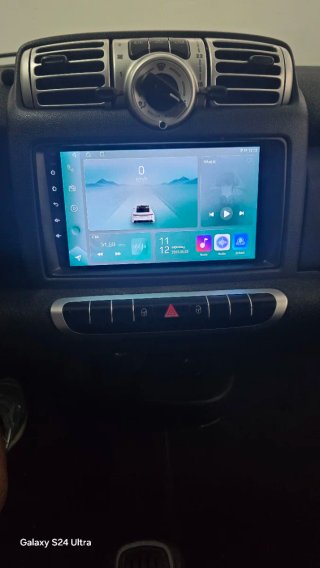 Rádio Smart Fortwo W451 Android 14 + GPS + Carplay