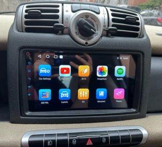 Rádio Smart Fortwo W451 Android 14 + GPS + Carplay