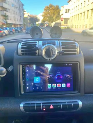 Rádio Smart Fortwo W451 Android 14 + GPS + Carplay