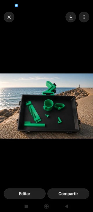 Bandeja pesca surfcasting para trípode ADC