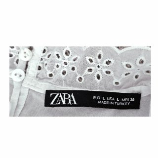 Blusa ZARA bordada talla L