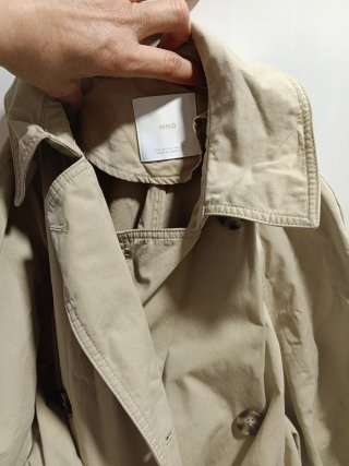 Gabardina Beige