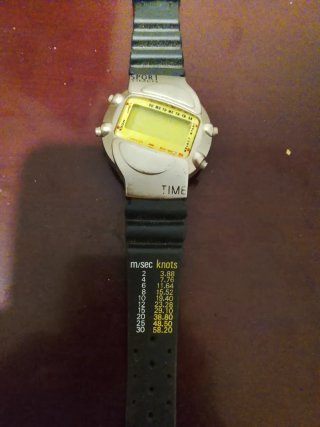 Reloj Sport Timer Digital Plata y Negro
