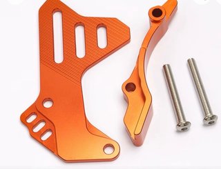 Cubierta Piñón Delantero CNC para KTM Naranja