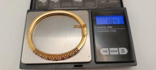 Brazalete de Oro 18k con Rubíes y Diamantes.