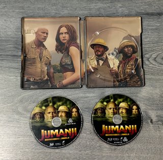 SteelBook Jumanji Welcome to the Jungle 3D Blu-ray