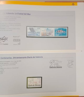 Emisiones de Sellos España-Andorra 2004