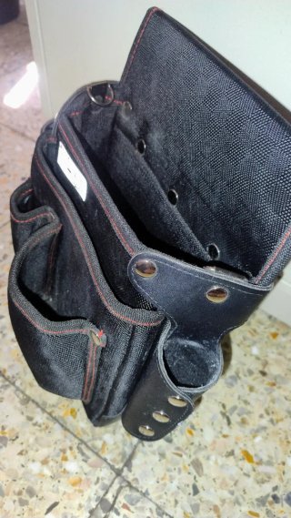 Riñonera/Bolsa herramientas de Cuero Super Resiste