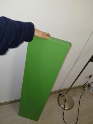 Estantería Ikea Lack 110x26 cm Verde