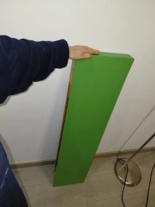 Estantería Ikea Lack 110x26 cm Verde