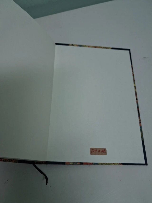 Libreta artesanal con tapa marmoleada