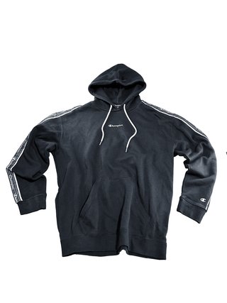 Sudadera Champion Negra con Logo