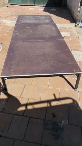 Escenario modular 120x120 tres piezas
