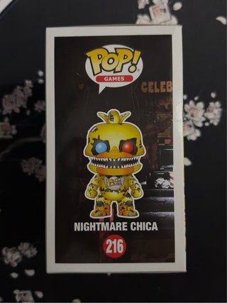 Funko Pop! Nightmare Chica FNAF #216