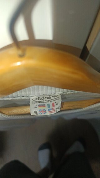 Chaleco Adidas Vintage Mujer Blanco y Azul