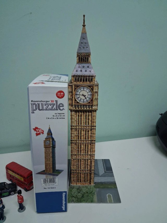 Puzzle 3D Ravensburger Big Ben London 216 piezas