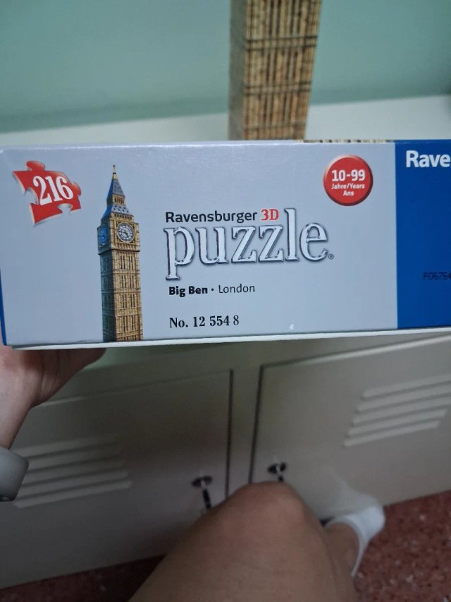 Puzzle 3D Ravensburger Big Ben London 216 piezas