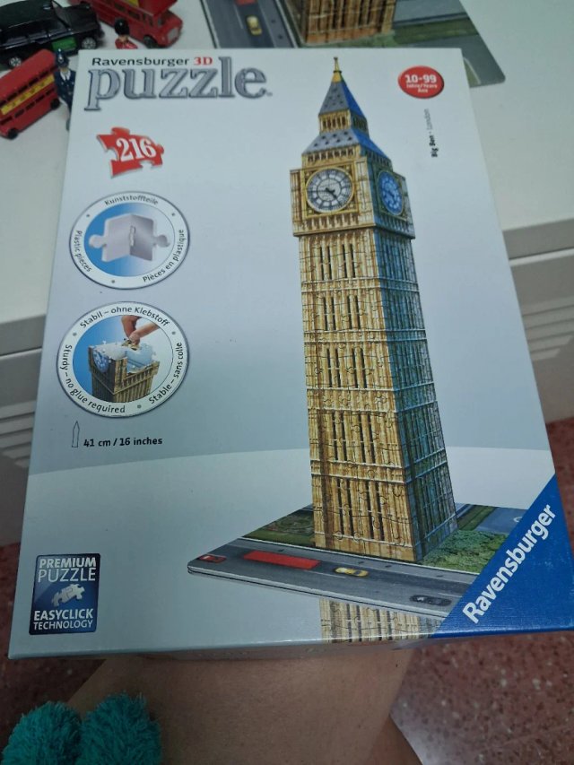 Puzzle 3D Ravensburger Big Ben London 216 piezas